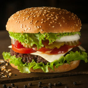 BURGER & HAKKEBØF